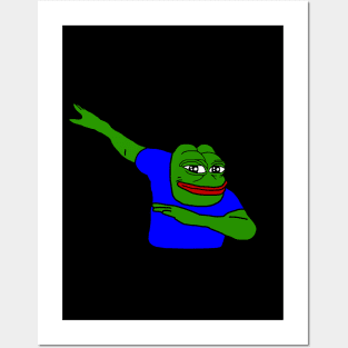 Dabbing Pepe Dab Posters and Art